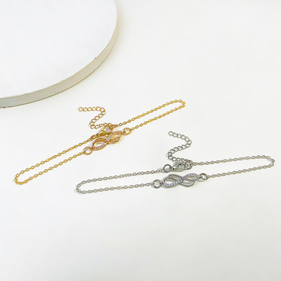 Infinity Knot Charm Bracelet Apparel and Accessories