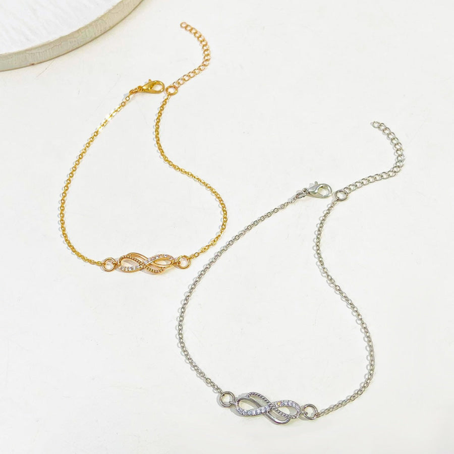 Infinity Knot Charm Bracelet Apparel and Accessories