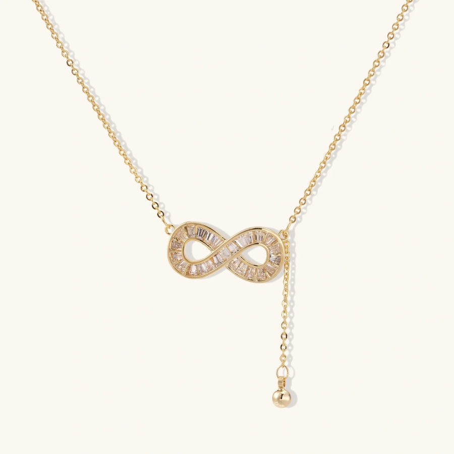 Infinity Sparkle Necklace by Sandee Rain Boutique Necklaces