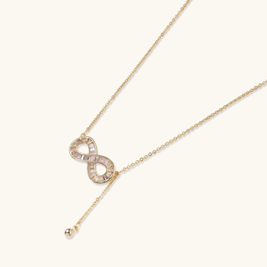 Infinity Sparkle Necklace by Sandee Rain Boutique Necklaces