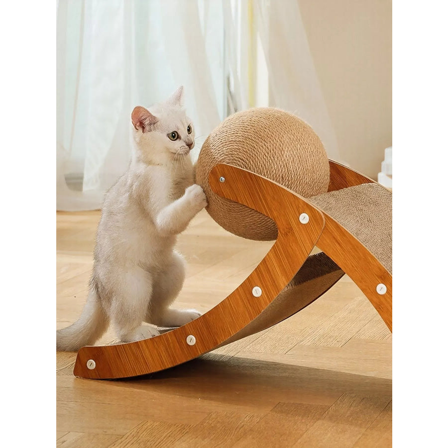Interactive Ball & Ramp Cat Scratching Post Apparel and Accessories