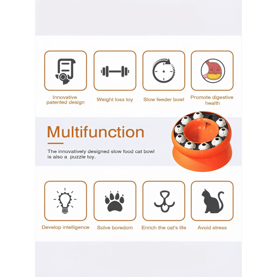 Interactive Cat Treat Dispenser Puzzle Toy Apparel and Accessories