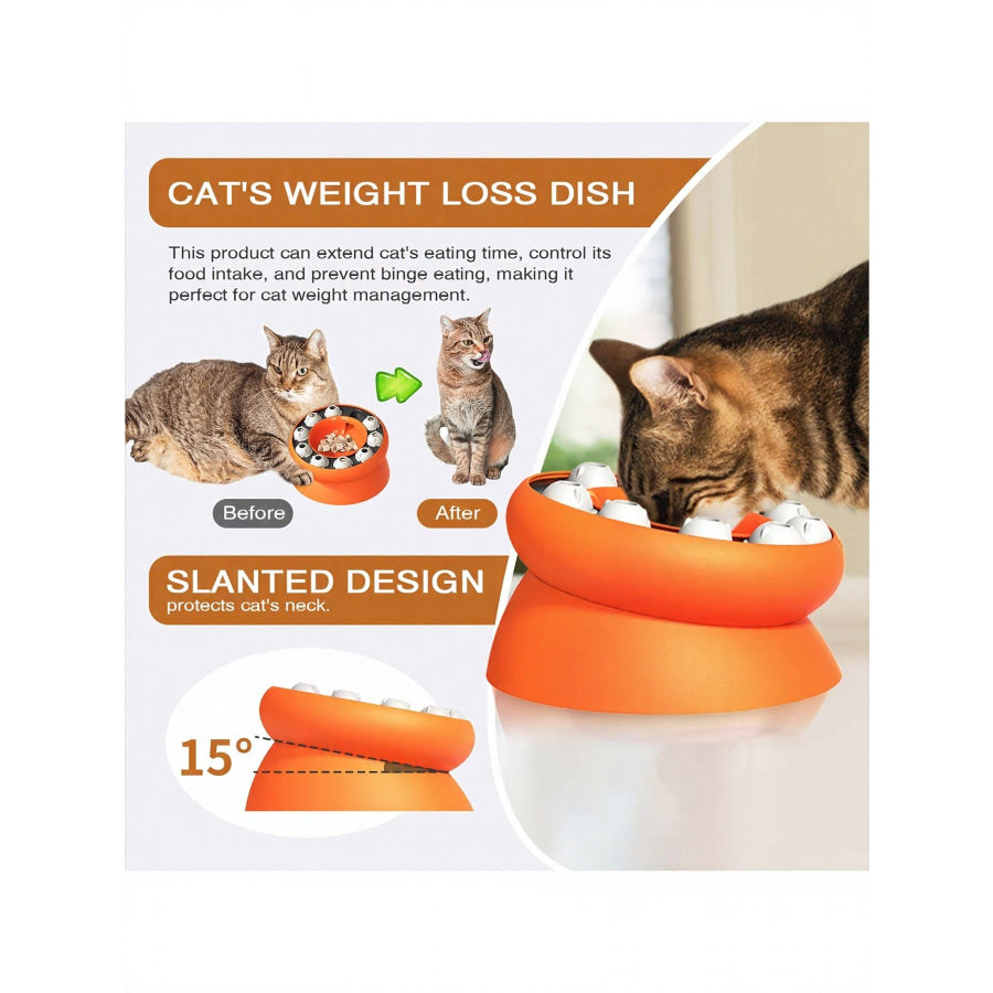 Interactive Cat Treat Dispenser Puzzle Toy Apparel and Accessories