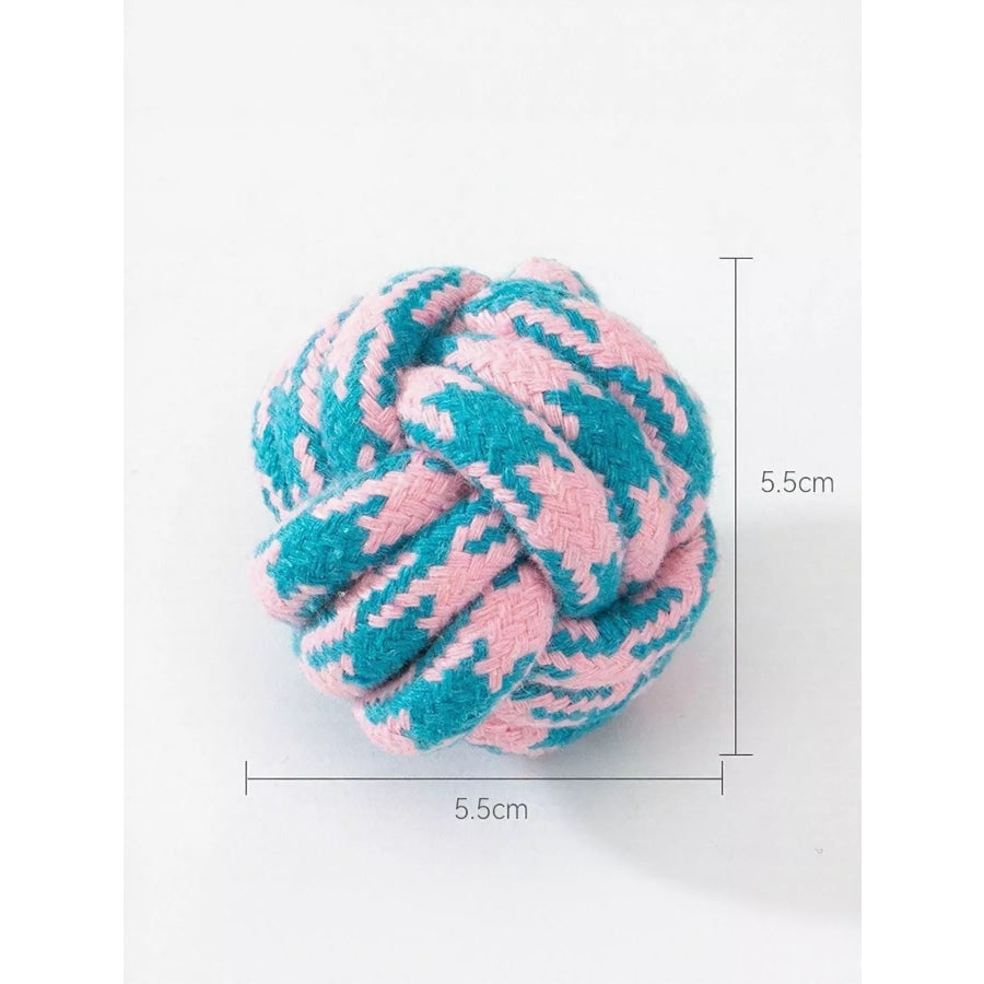 Interactive Rope Knot Pet Toys Ball 3 / ONESIZE Apparel and Accessories