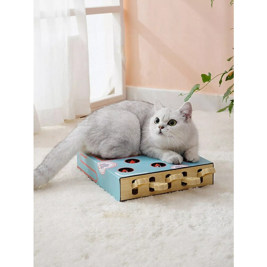 Interactive Whack-A-Mole Cat Toy Box Apparel and Accessories