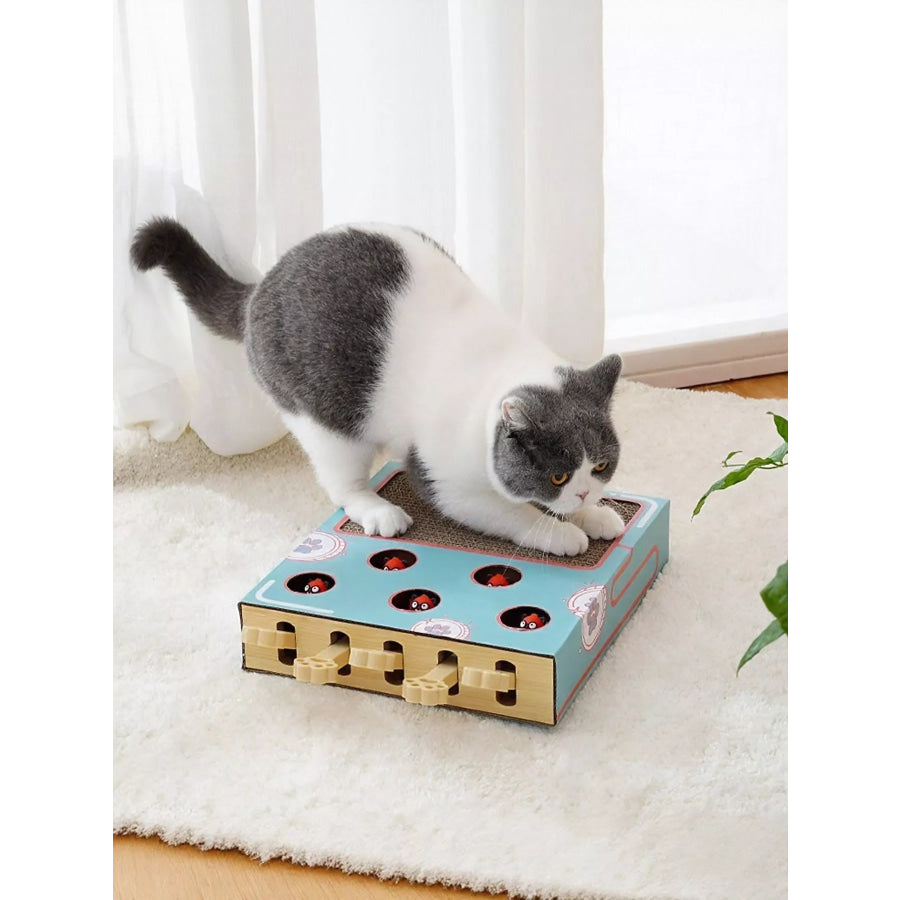 Interactive Whack-A-Mole Cat Toy Box (no Shaker) / ONESIZE Apparel and Accessories