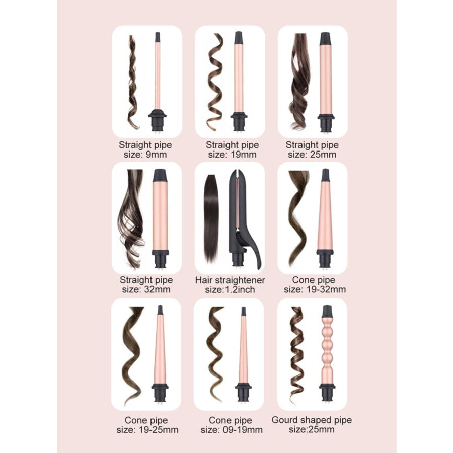 Interchangeable Curling Iron Apparel and Accessories