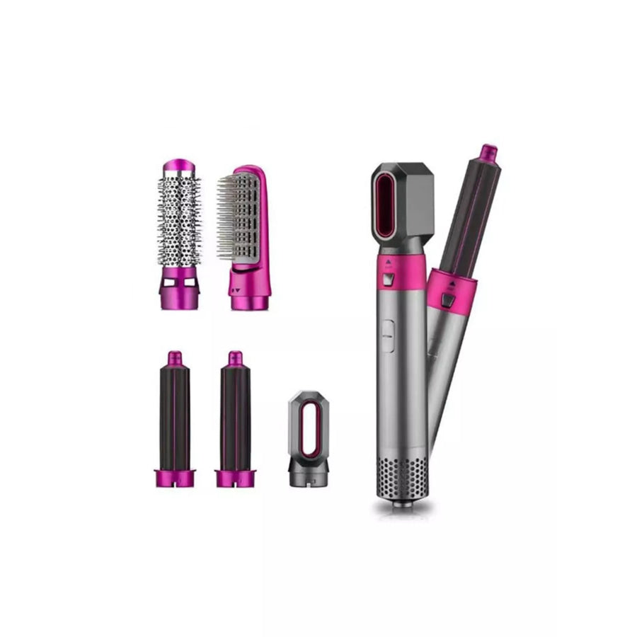 Interchangeable Curling Iron Wand Set Hot Pink / European plug Apparel and Accessories