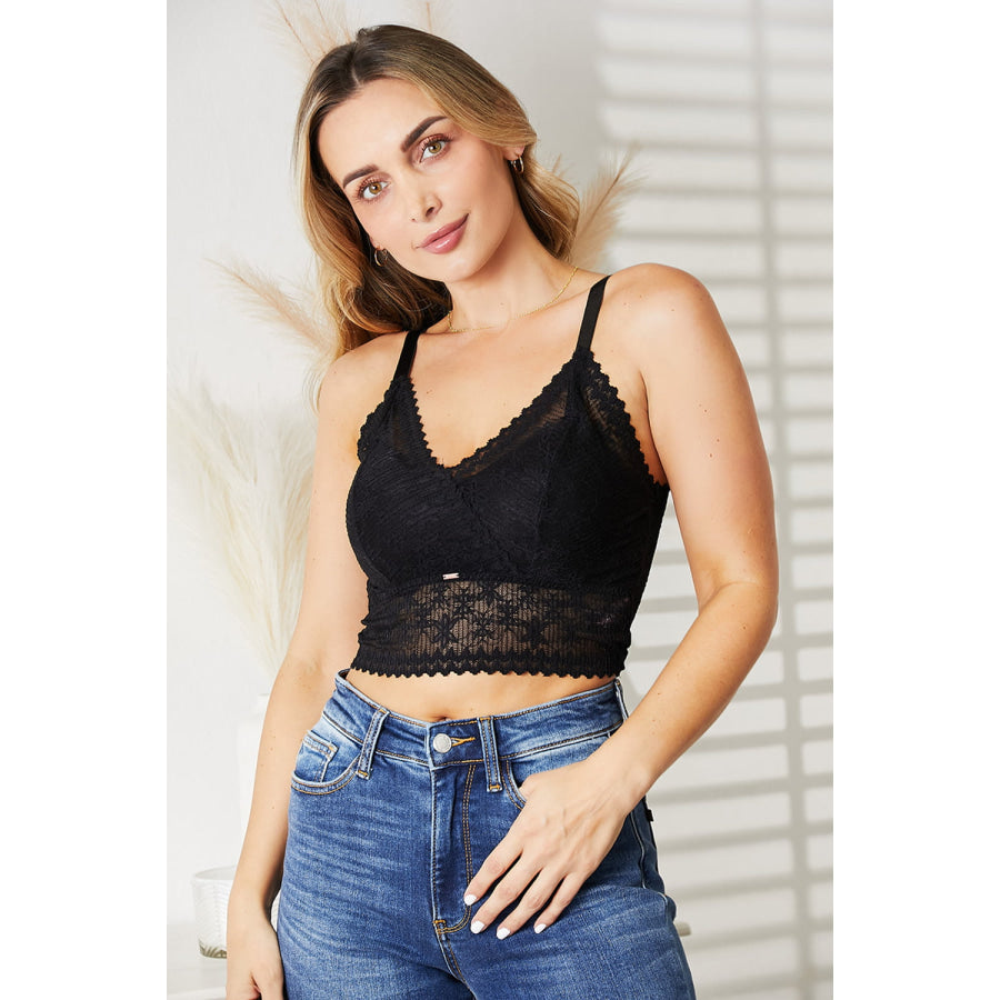 JadyK Skye Full Size Lace Bralette Apparel and Accessories