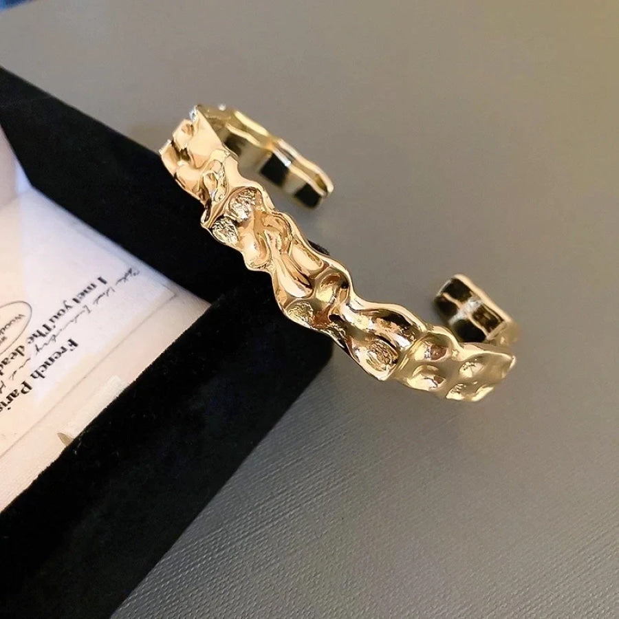 Jaelyn Organic Cuff (Pre - Order) Gold Bracelets