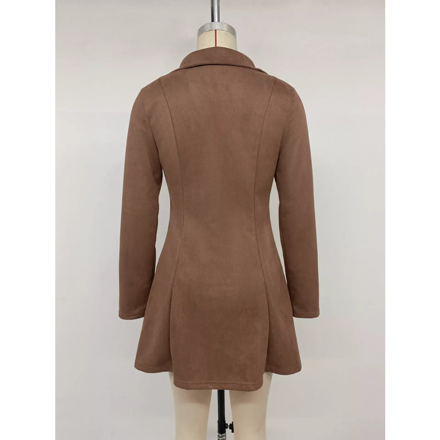 Johnny Collar Long Sleeve Dress Apparel and Accessories