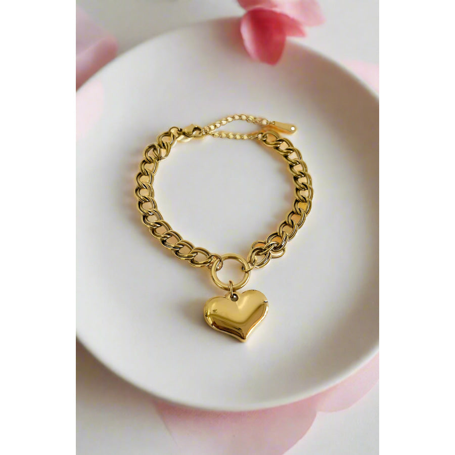 Josephine Gold Heart Bracelet WS 630 Jewelry