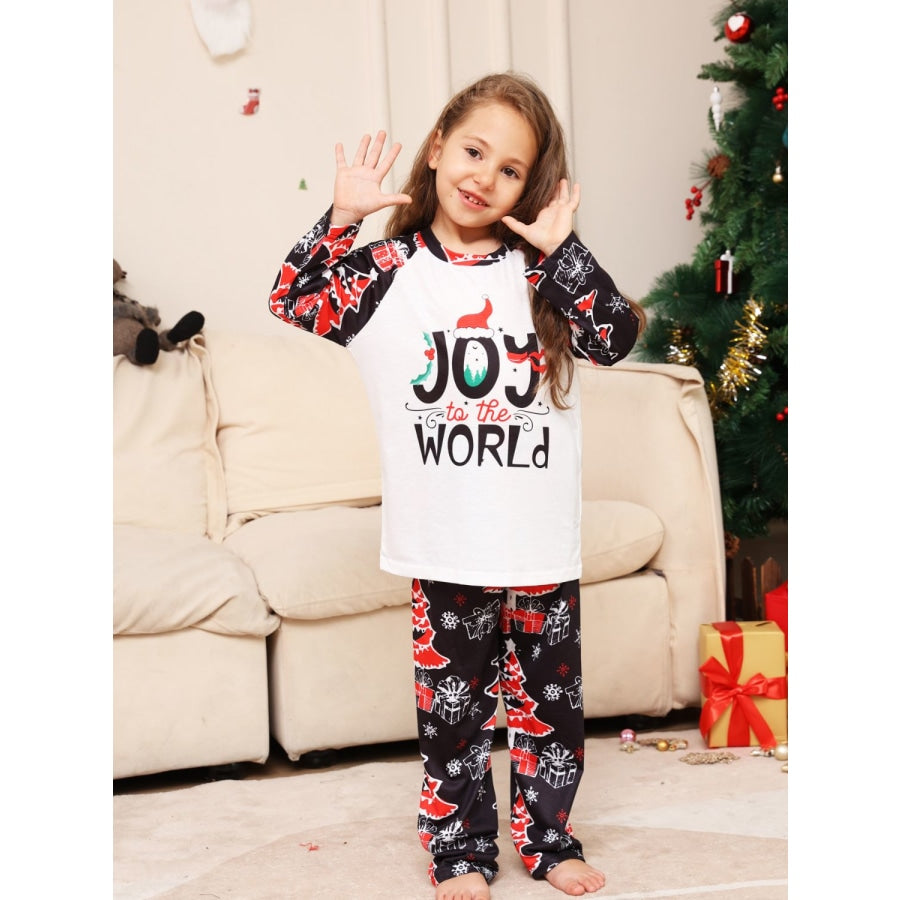 JOY TO THE WORLD Graphic Two-Piece Set Black / 3-6M