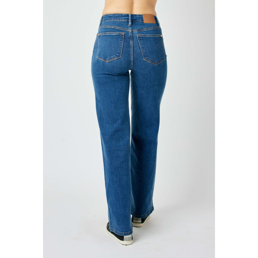 Judy Blue Full Size High Rise Straight Jeans Medium / 0/24 Apparel and Accessories