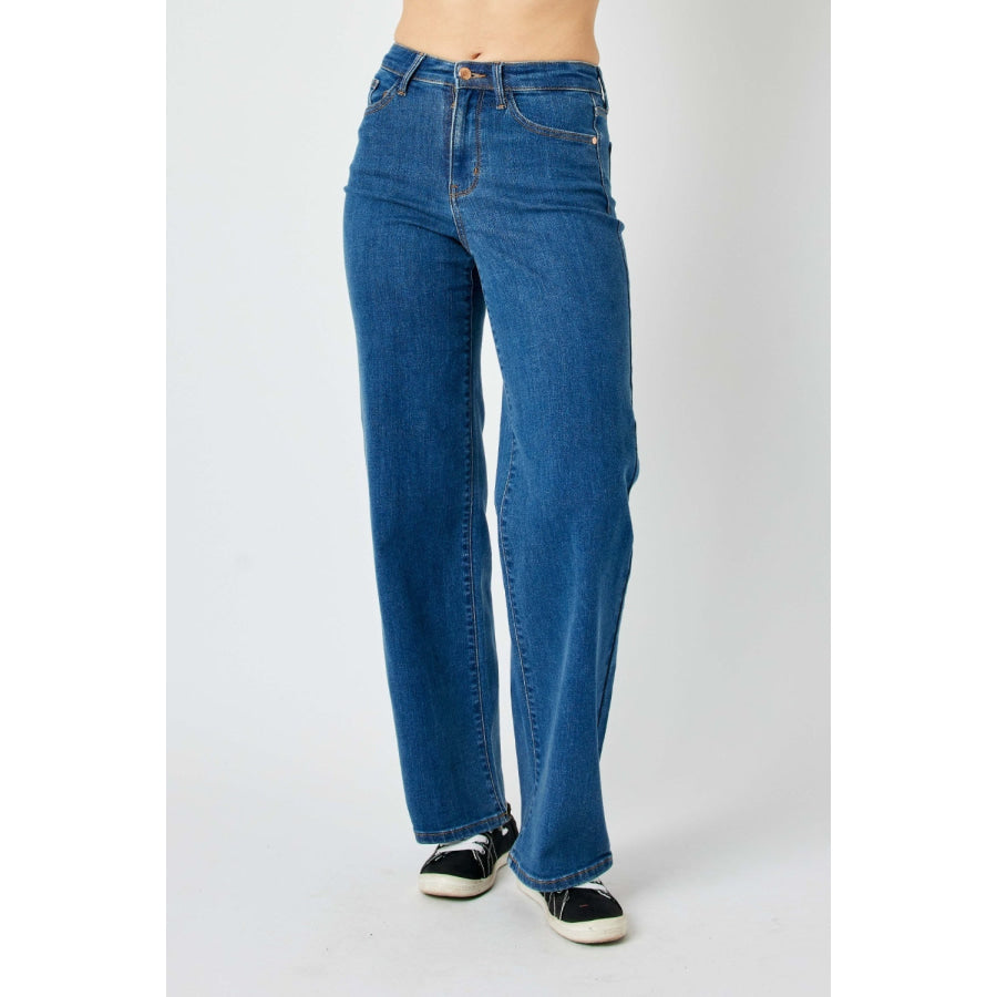 Judy Blue Full Size High Rise Straight Jeans Medium / 0/24 Apparel and Accessories