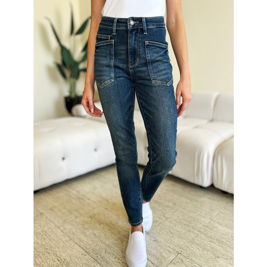 Judy Blue Full Size High Waist Skinny Jeans Apparel and Accessories