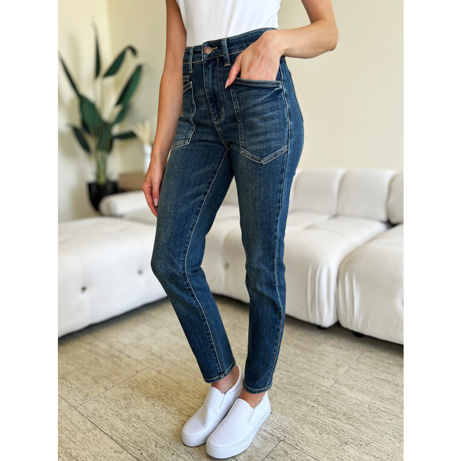 Judy Blue Full Size High Waist Skinny Jeans Apparel and Accessories