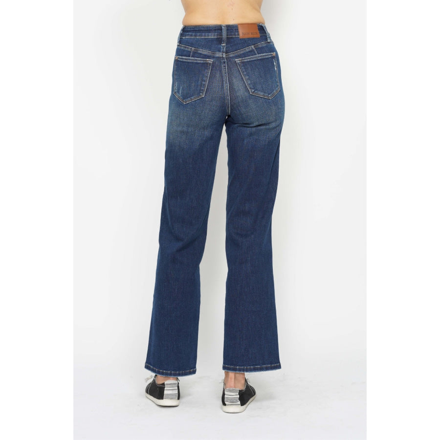 Judy Blue Full Size High Waist Tummy Control Jeans Dark / 0/24 Apparel and Accessories