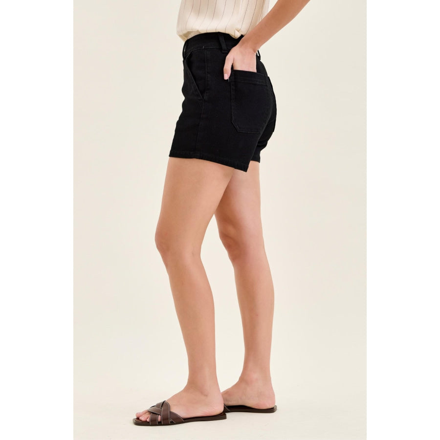 Judy Blue High-Waisted Trouser Shorts Apparel and Accessories