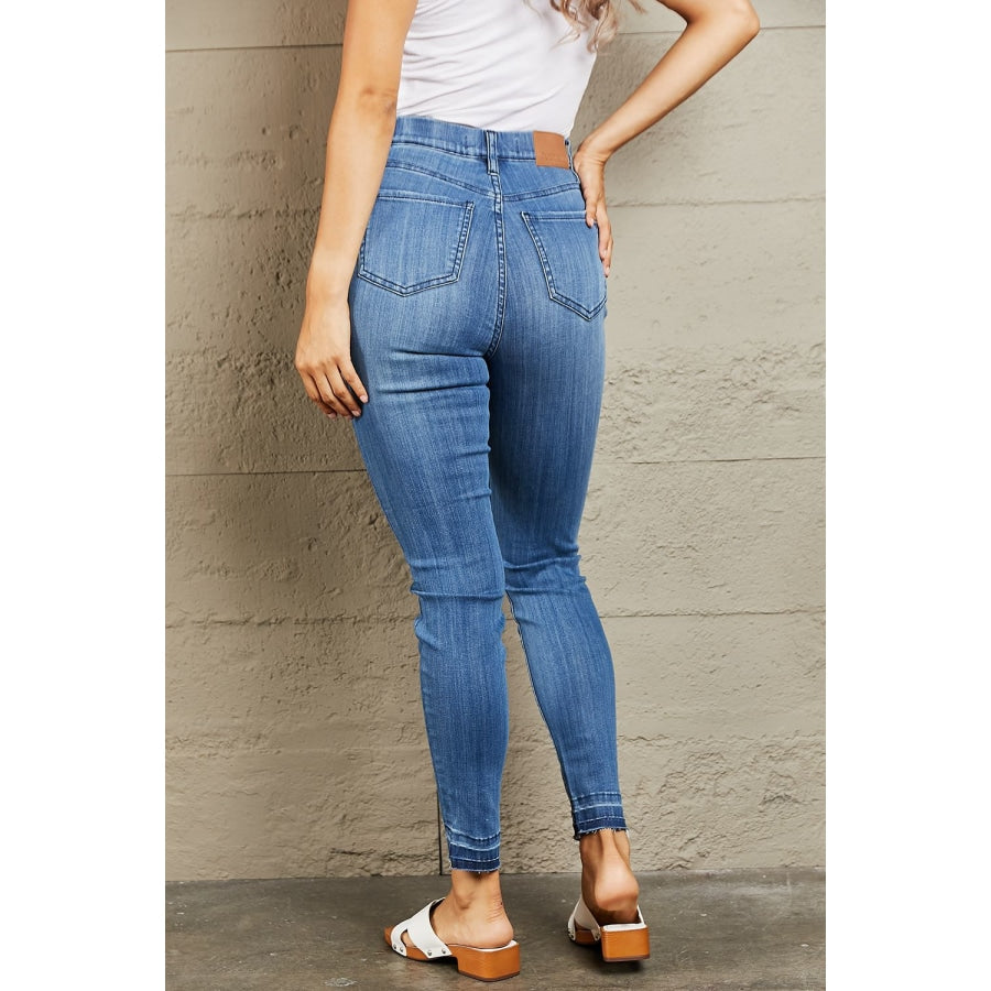 Judy Blue Janavie Full Size High Waisted Pull On Skinny Jeans