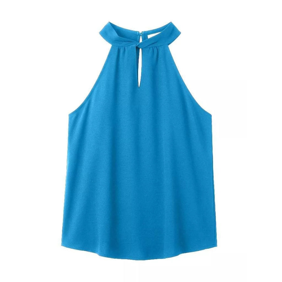 Keyhole Sleeveless Tank Apparel and Accessories