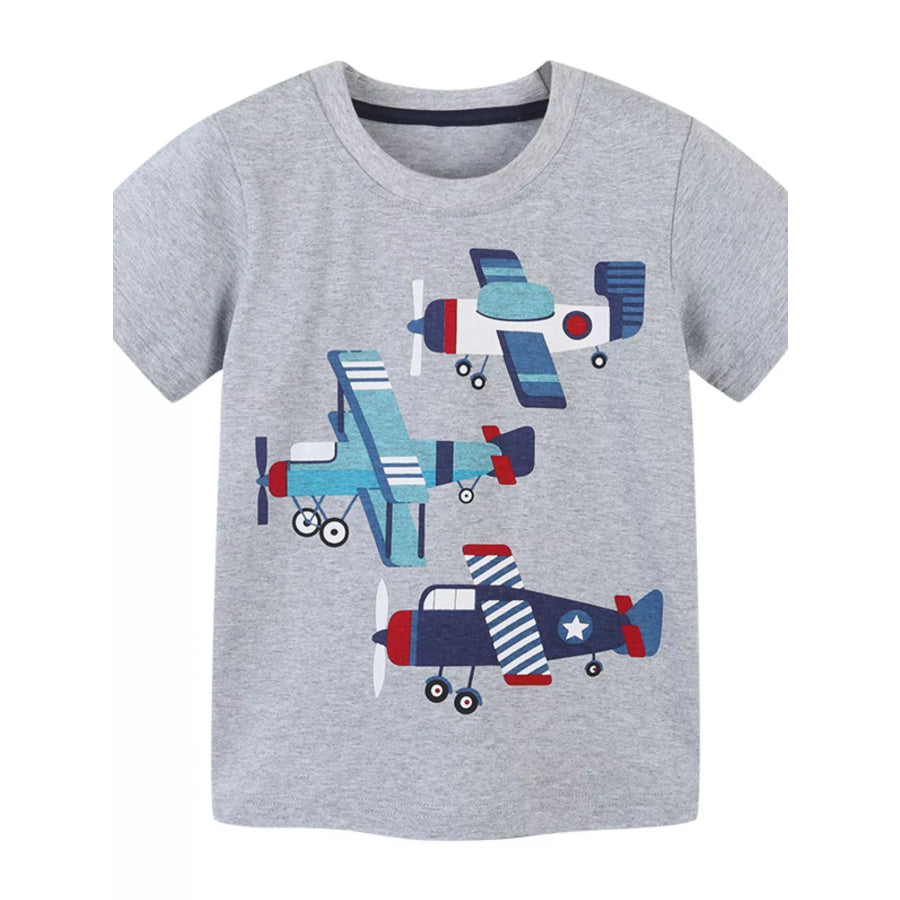 Kids’ Airplane Print T-Shirt Apparel and Accessories