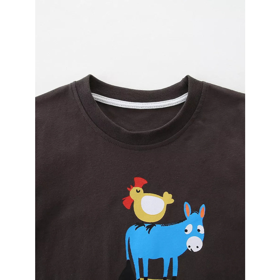 Kids’ Farm Animal Graphic T-Shirt Apparel and Accessories