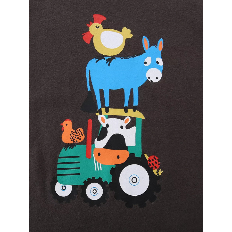 Kids’ Farm Animal Graphic T-Shirt Apparel and Accessories