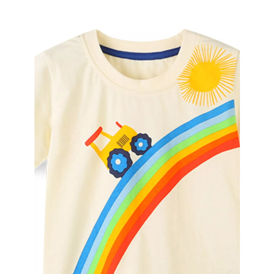 Kids’ Tractor Rainbow Tee and Shorts Set Apparel and Accessories