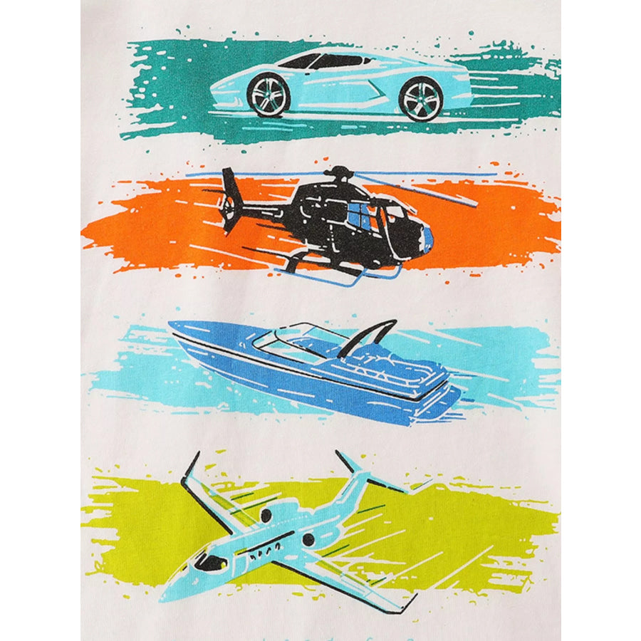 Kids’ Vehicles Graphic T-Shirt Apparel and Accessories