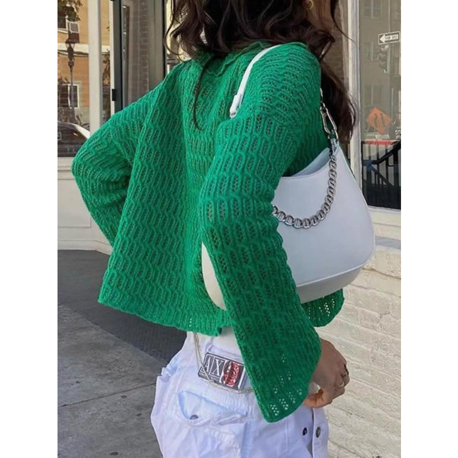 Knit Button-Down Cardigan Apparel and Accessories