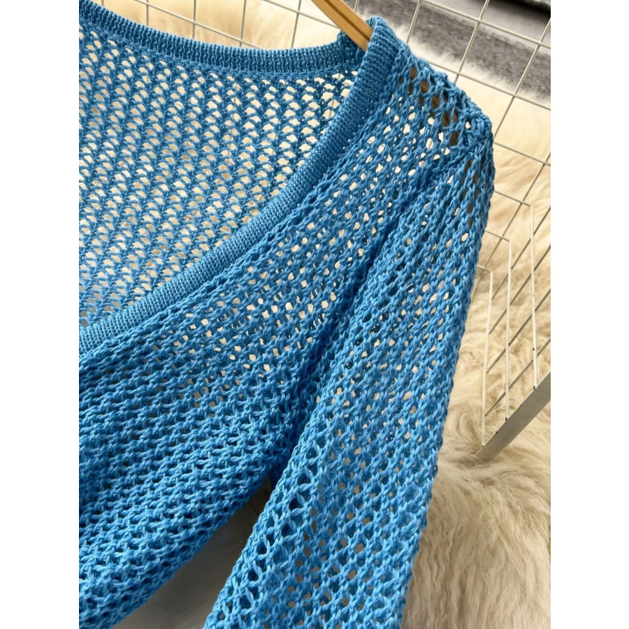 Knitted Crop Top and Slit Skirt Set Apparel and Accessories