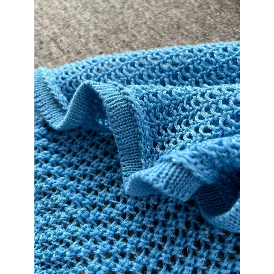 Knitted Crop Top and Slit Skirt Set Apparel and Accessories