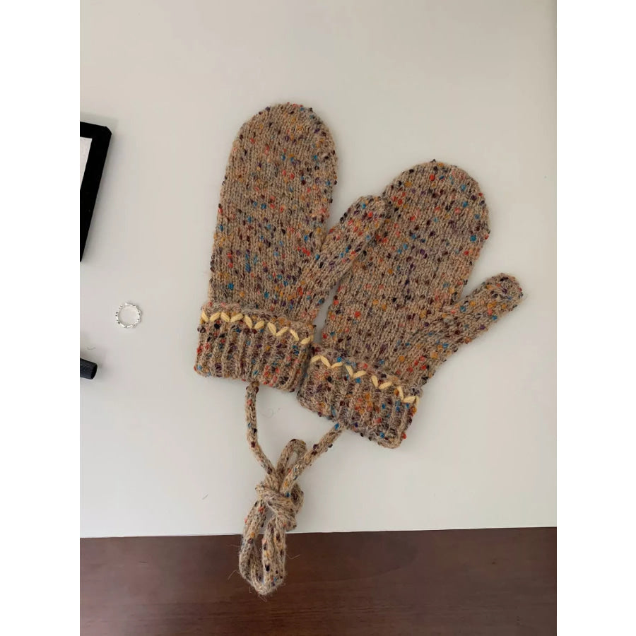 Knitted Mitten Gloves Apparel and Accessories