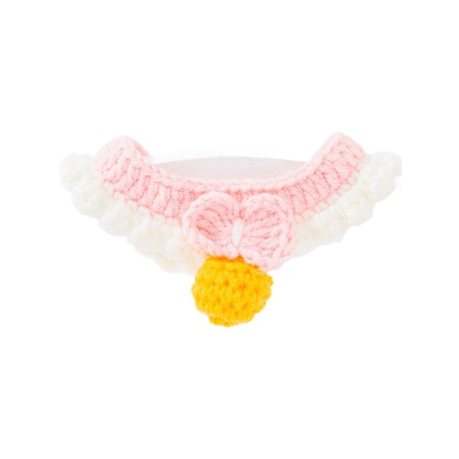 Knitted Pet Scarves Apparel and Accessories