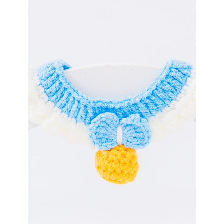 Knitted Pet Scarves Apparel and Accessories