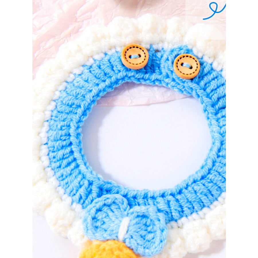 Knitted Pet Scarves Apparel and Accessories