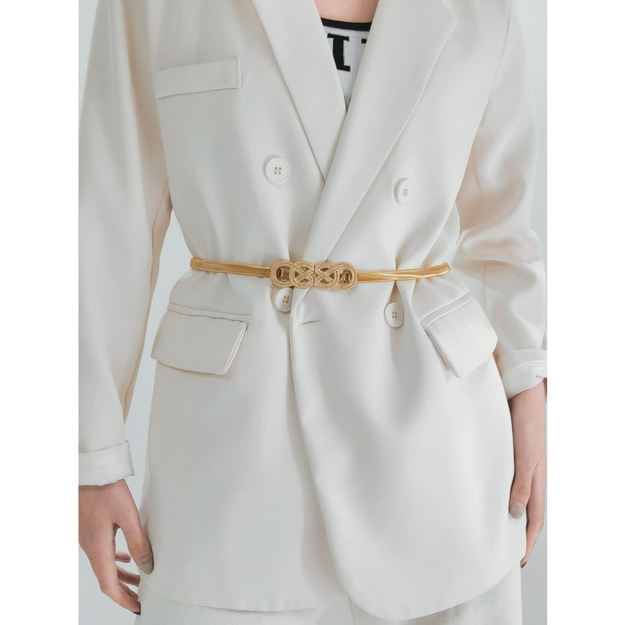 Knot Buckle Metal Belt