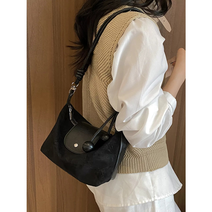 Knot Strap Crossbody Bag Black / onesize Apparel and Accessories