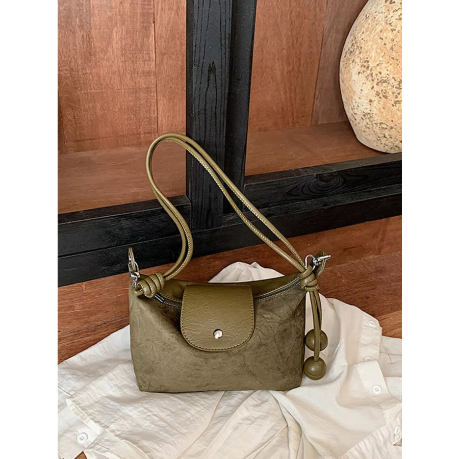 Knot Strap Crossbody Bag Green / onesize Apparel and Accessories