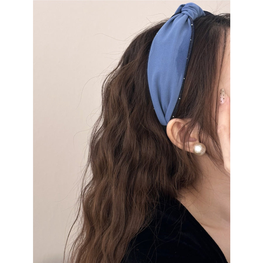 Knotted Polyester Wide Headband Apparel and Accessories