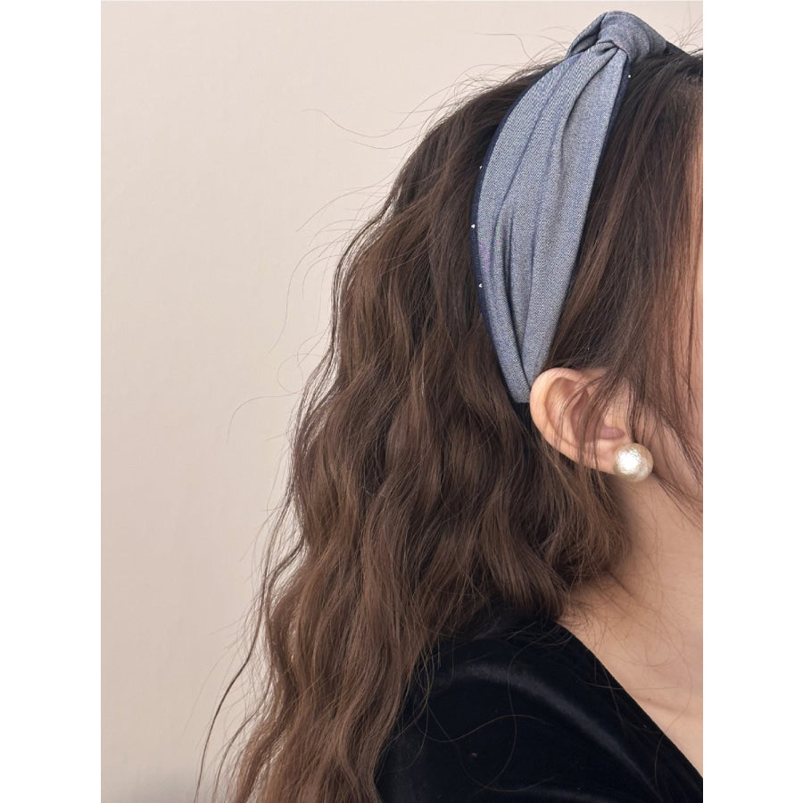 Knotted Polyester Wide Headband Apparel and Accessories