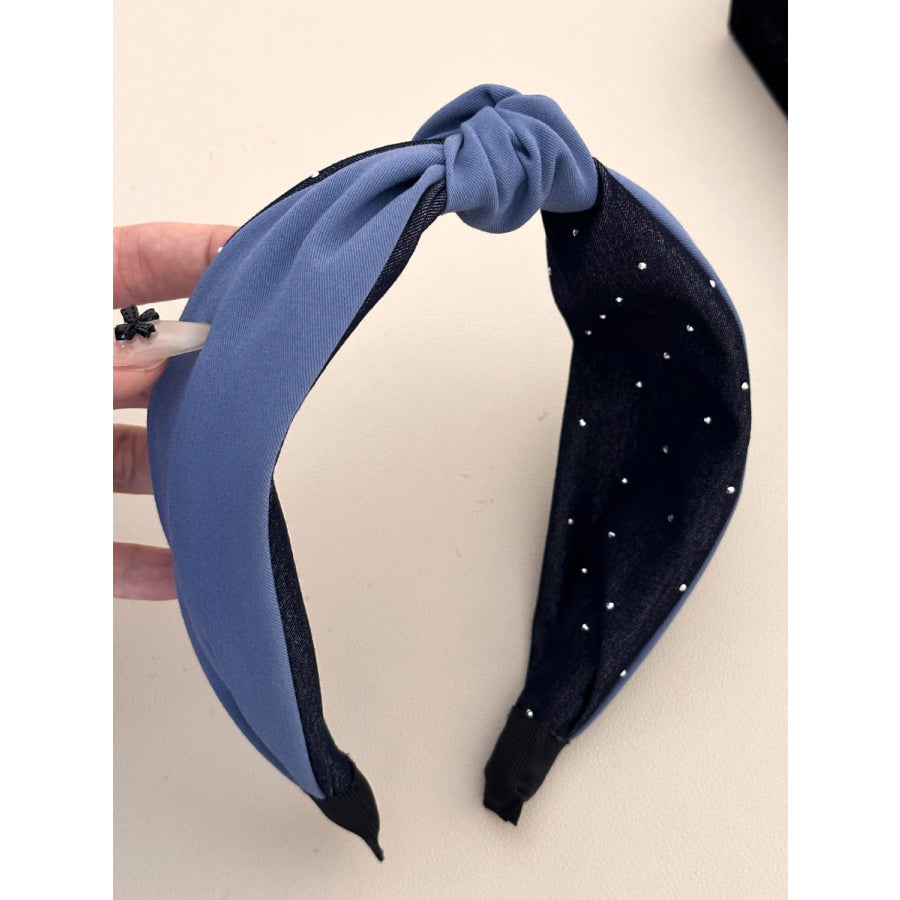 Knotted Polyester Wide Headband Medium / One Size Apparel and Accessories