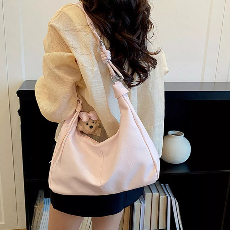 Knotted Strap Shoulder Bag Apparel and Accessories