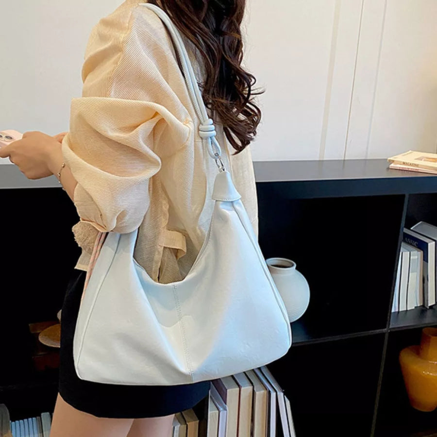 Knotted Strap Shoulder Bag Apparel and Accessories