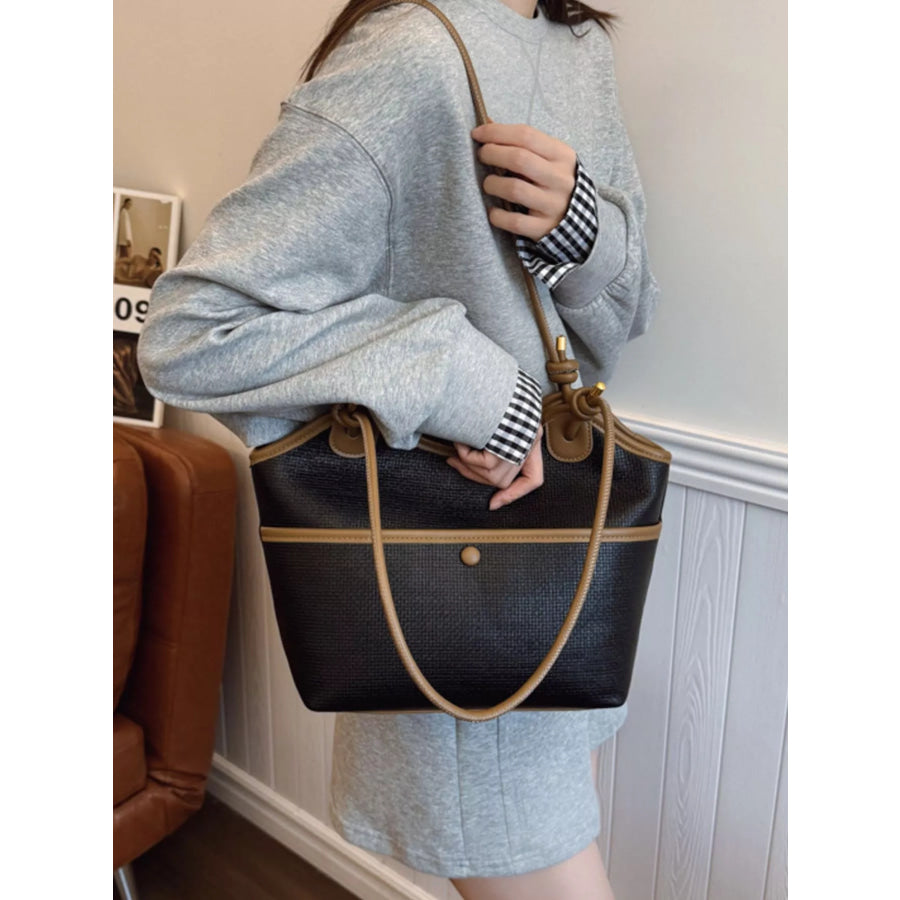 Knotted Strap Tote Bag Apparel and Accessories