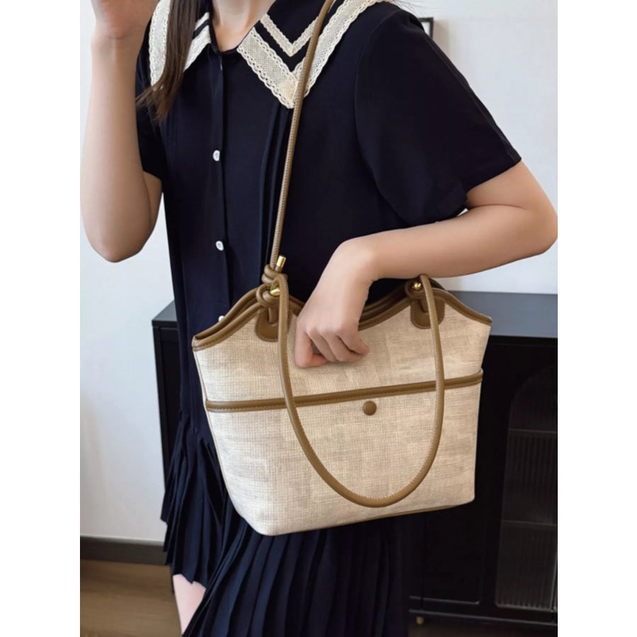 Knotted Strap Tote Bag Apparel and Accessories