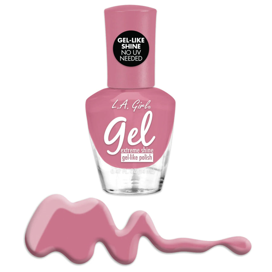 L.A. Girl - Bare It All Collection - Gel Extreme Shine Gel-Like Nail Polish - Charming Nail Polish