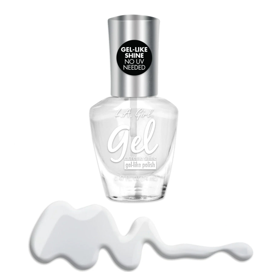 L.A. Girl - Bare It All Collection - Gel Extreme Shine Gel-Like Nail Polish - Clear Nail Polish