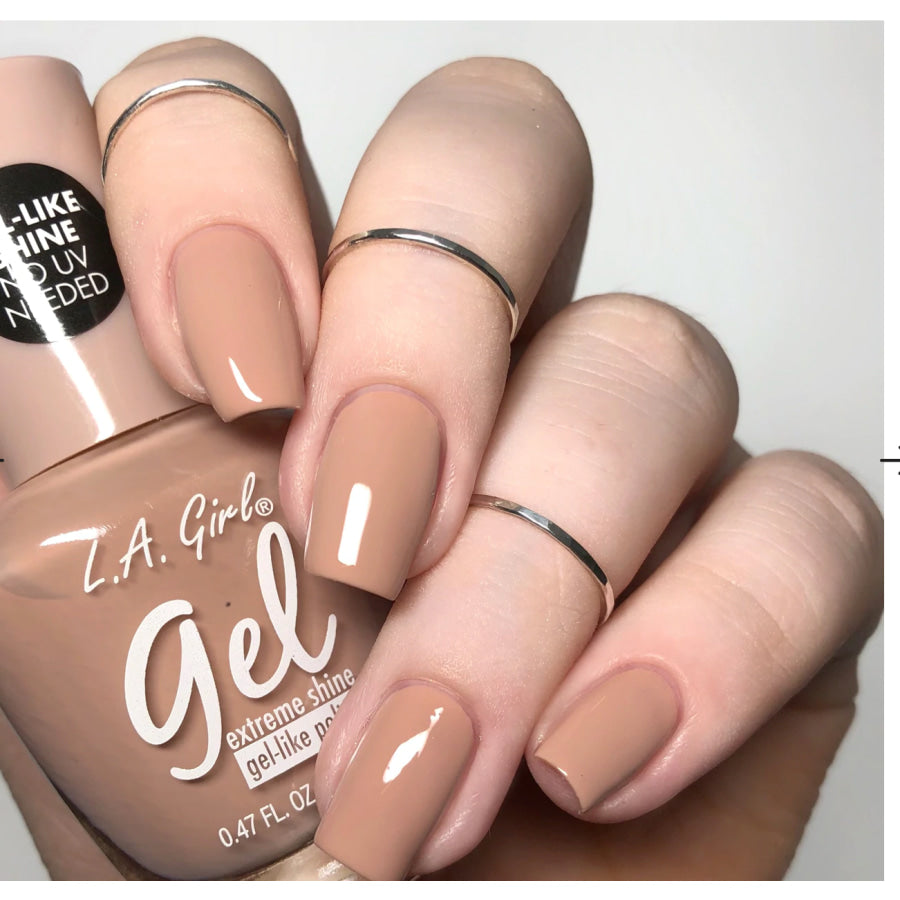 L.A. Girl - Bare It All Collection - Gel Extreme Shine Gel-Like Nail Polish - Sensual Nail Polish